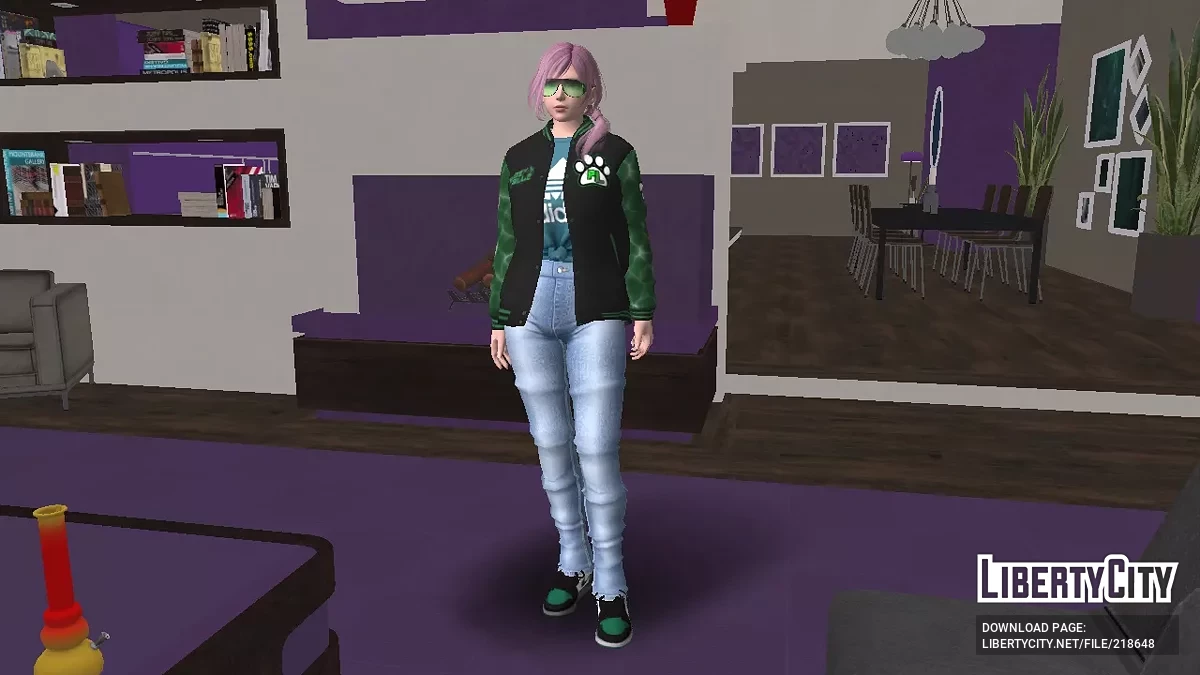 Eliza in a PL brand outfit / GTA San Andreas