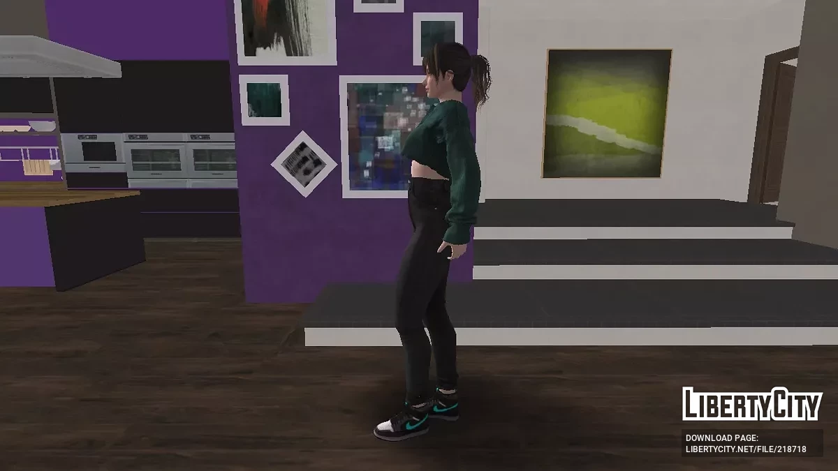DOAXVV Nanami High Waist Comfortable Jeans / GTA San Andreas