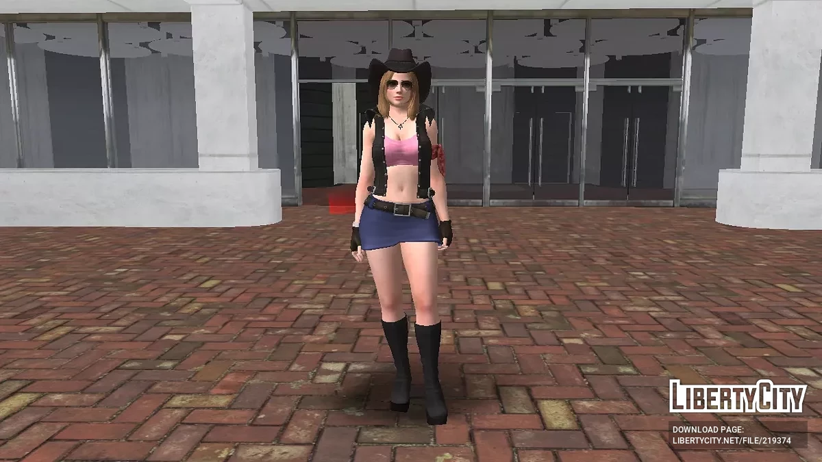 (DOAXVV) Tina Armstrong in Texas cowgirl clothes / GTA San Andreas