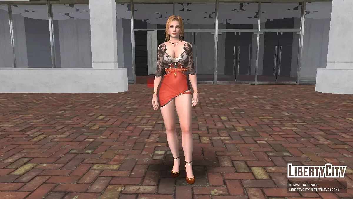 Tina Armstrong in einem einzigartigen Kostüm / GTA San Andreas
