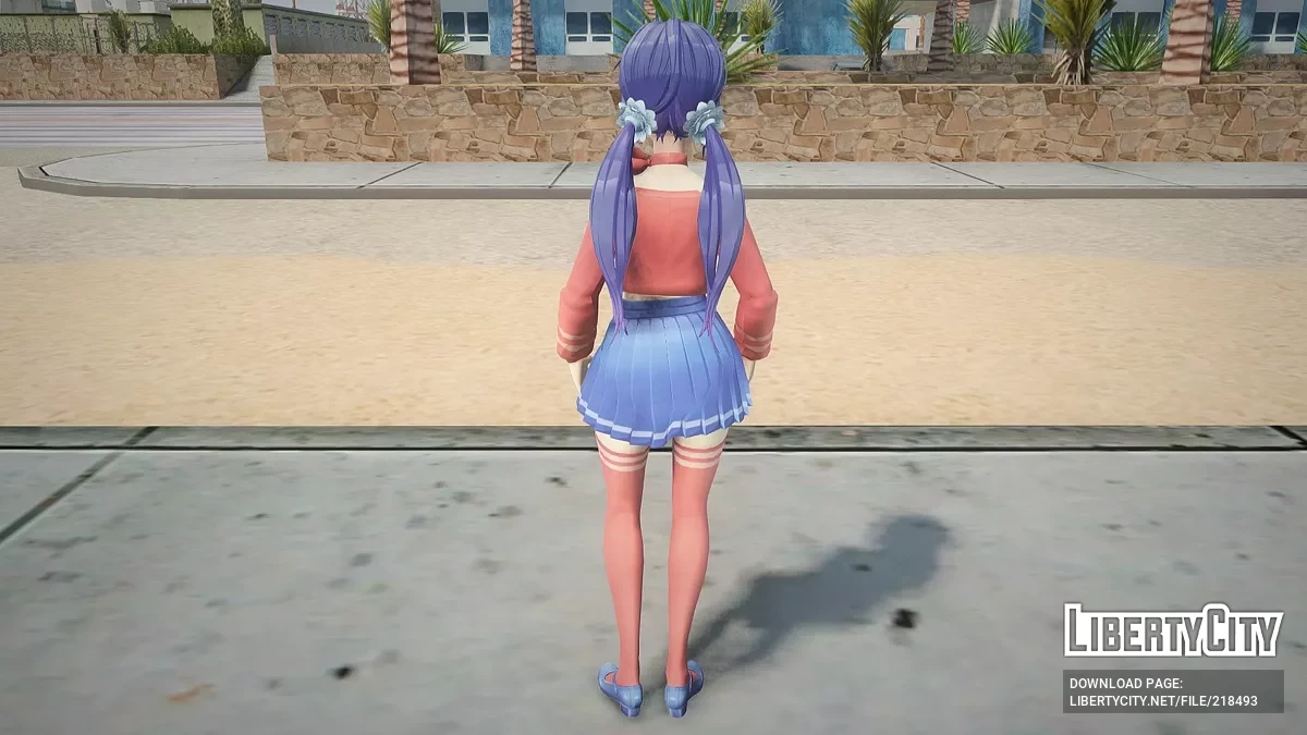 Mita from MiSide Videogame / GTA San Andreas