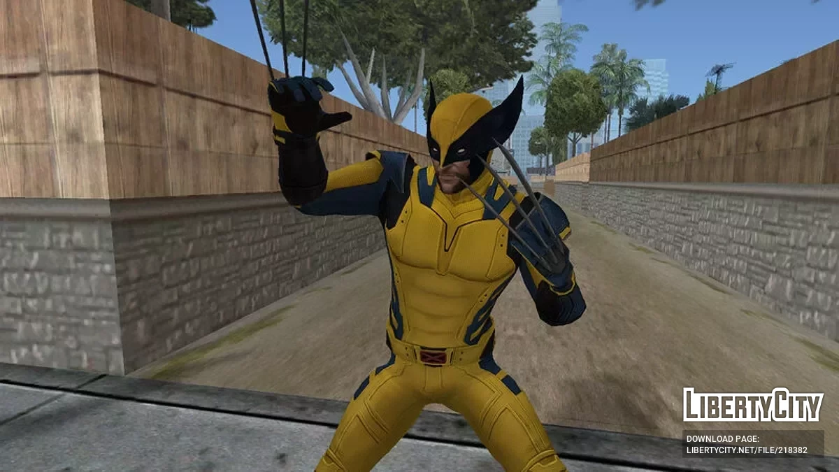 Wolverine from Marvel: Future Fight / GTA San Andreas