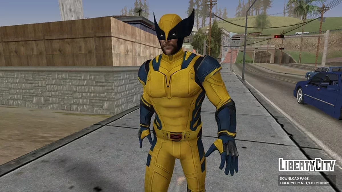 Wolverine from Marvel: Future Fight / GTA San Andreas
