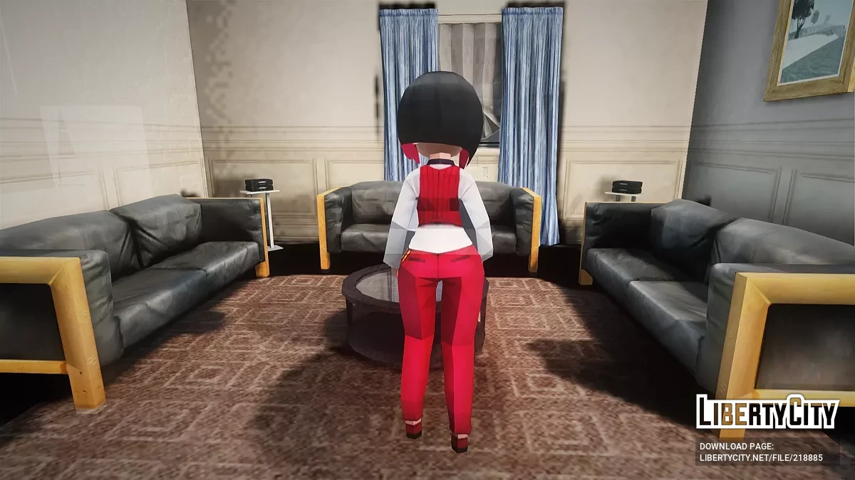 Rouge z Goddess of Victory: Nikke / GTA San Andreas