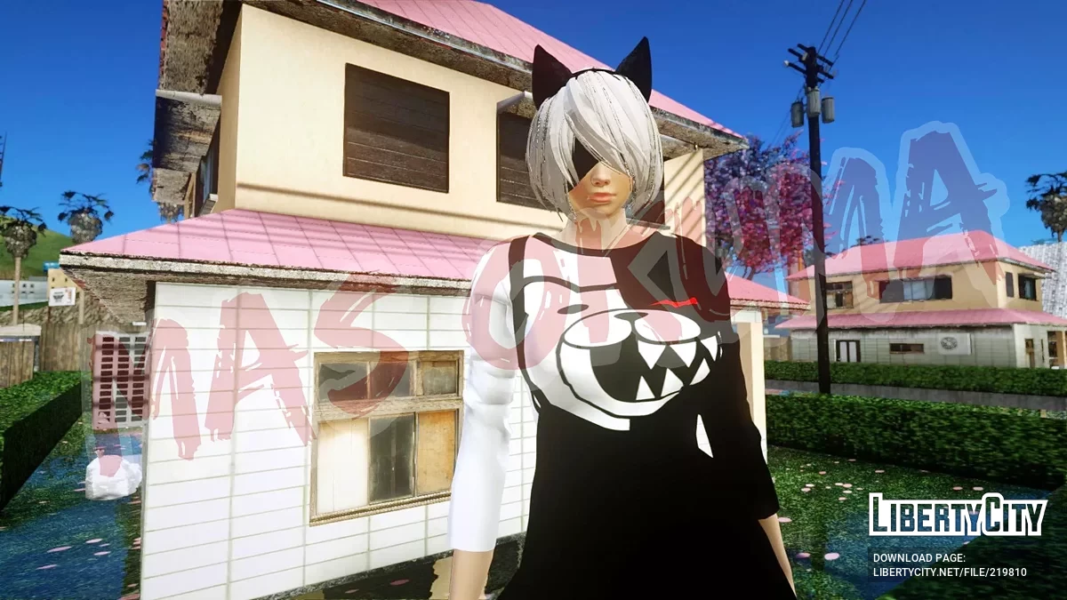 2B Nier Casual Monokuma / GTA San Andreas