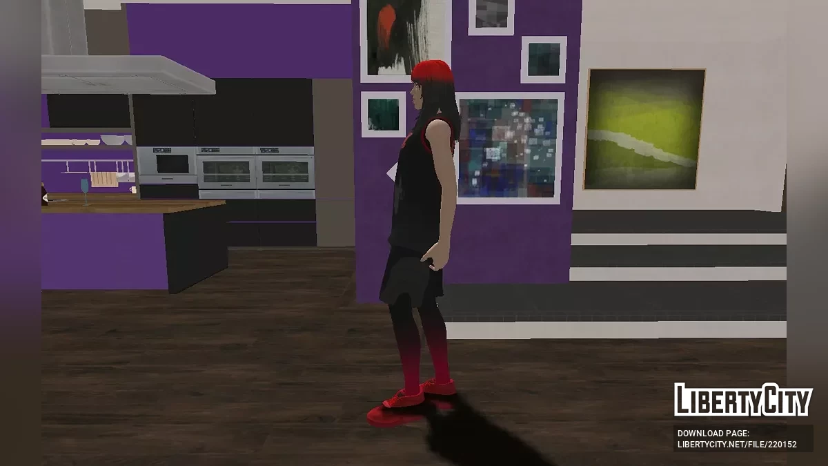 Billie Eilish (Black & Red Edition) de Fortnite / GTA San Andreas