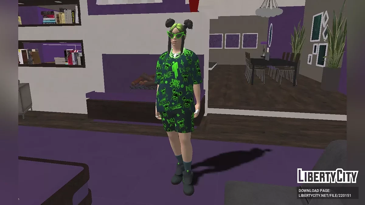Billie Eilish from Fortnite / جي تي إيه سان أندرياس