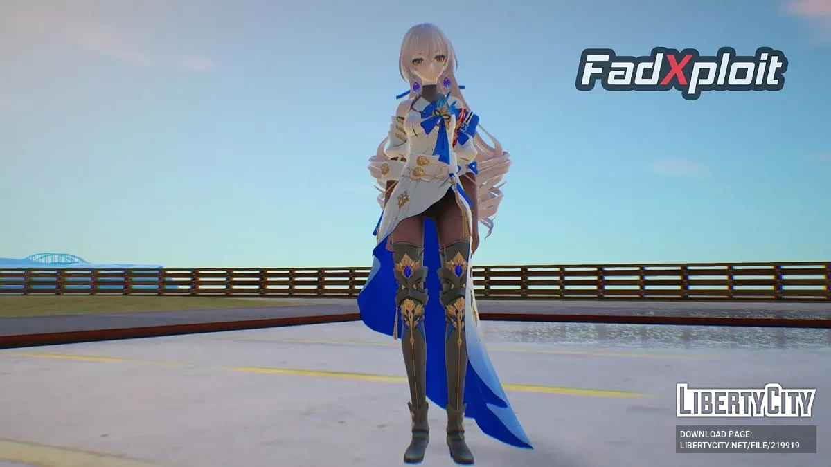 Bronya Rand from Honkai: Star Rail / GTA San Andreas