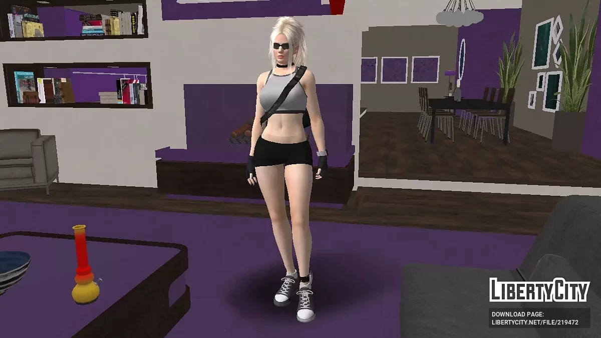 Christie com roupa de treino / GTA San Andreas