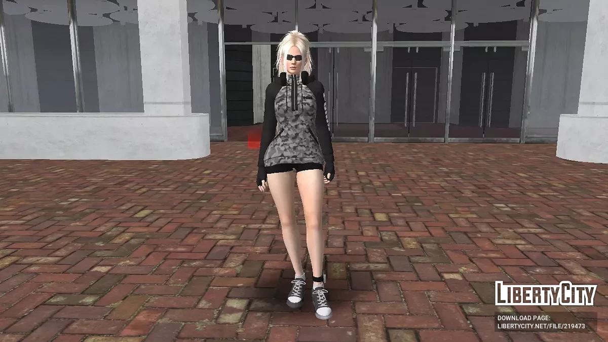 Christie avec des vêtements Puma Sports Exercise / GTA San Andreas