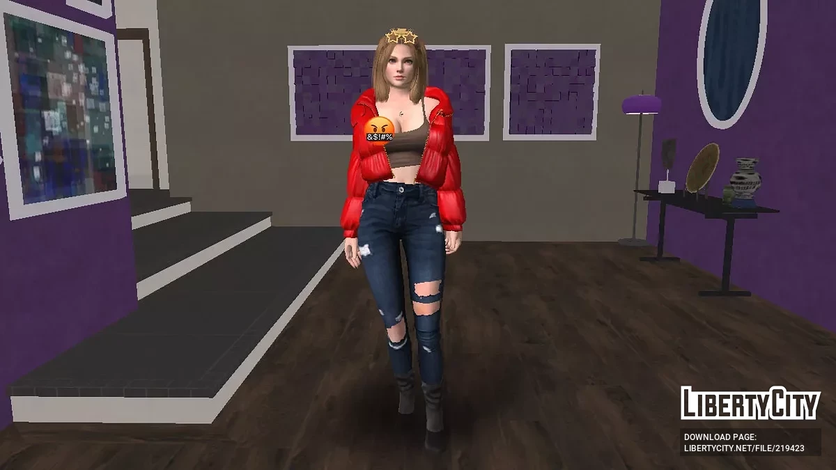 Kurtka Tina Armstrong Slim Fit / GTA San Andreas