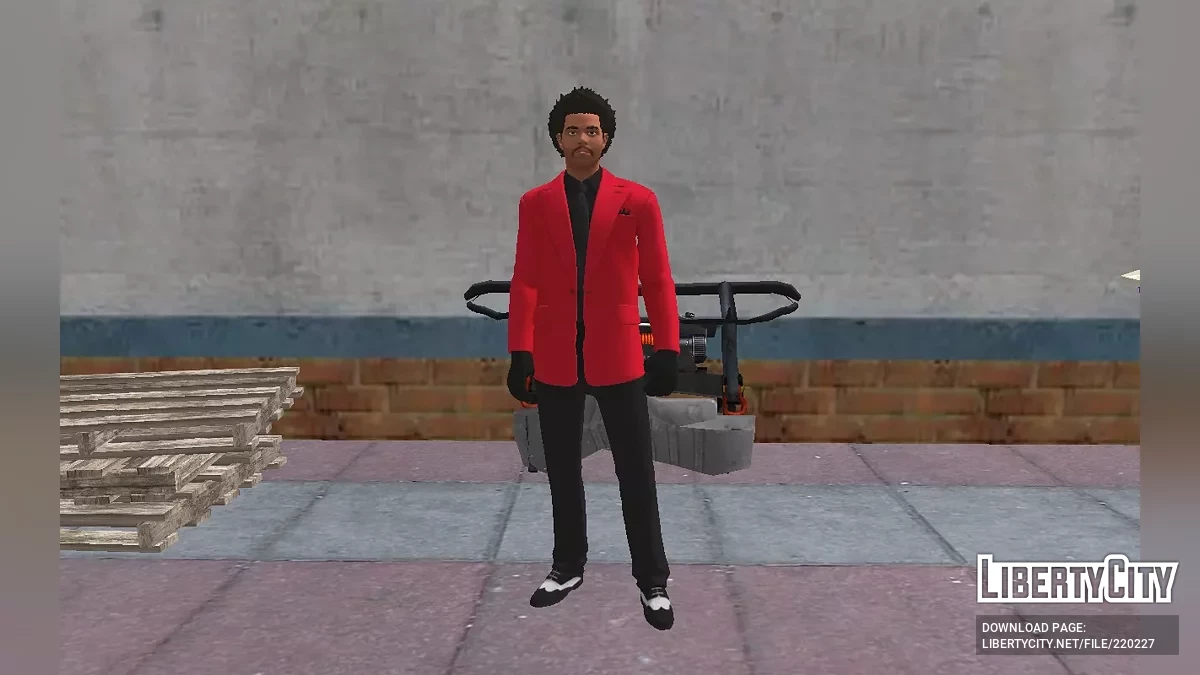 The Weeknd kılıfının Fortnite versiyonu / GTA San Andreas