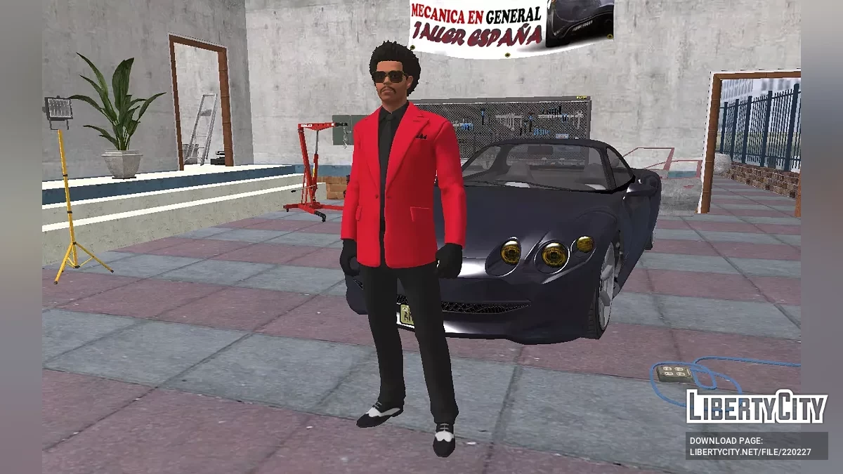 The Weeknd kılıfının Fortnite versiyonu / GTA San Andreas