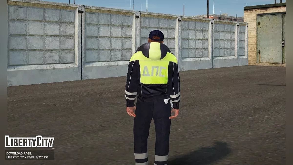 Traffic police inspector in a demi-season jacket (Spring/Autumn) / GTA San Andreas