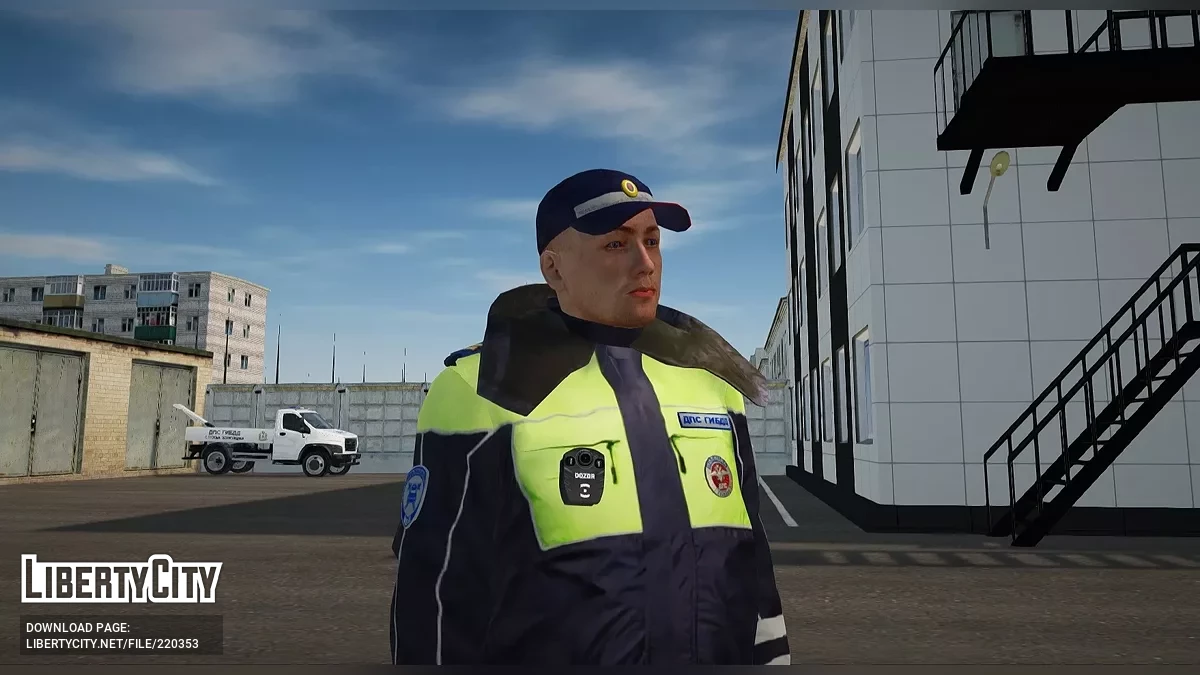 Traffic police inspector in a demi-season jacket (Spring/Autumn) / GTA San Andreas