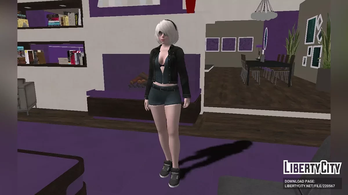Chaqueta vaquera negra / GTA San Andreas