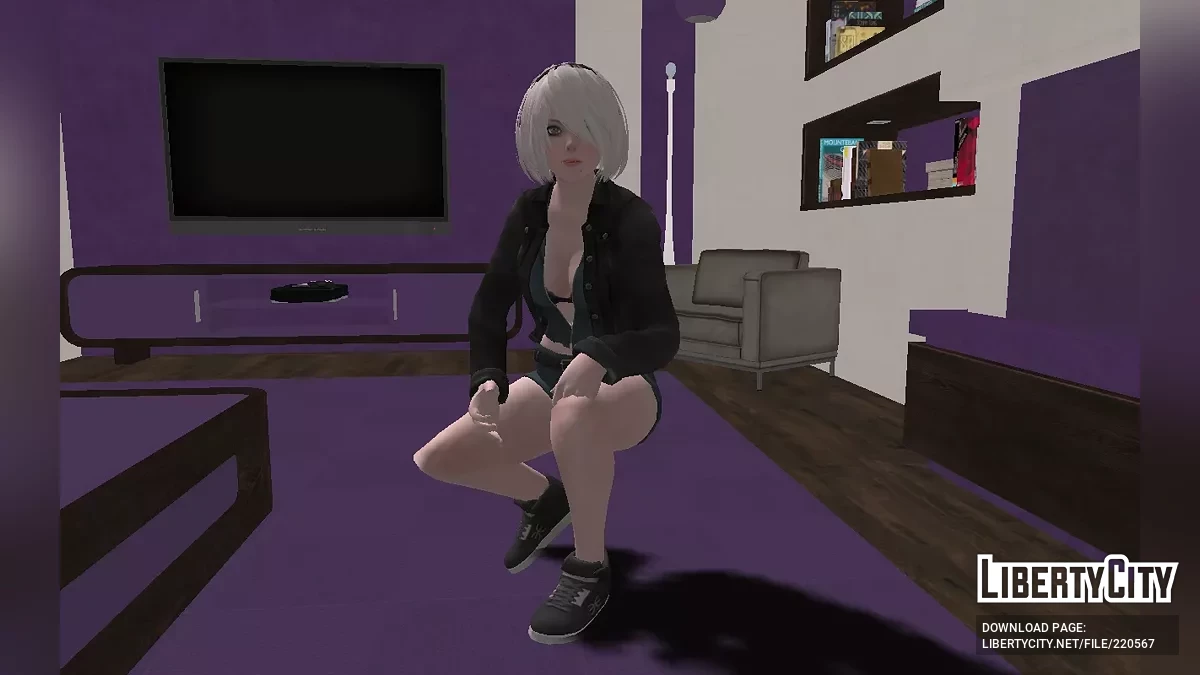 Chaqueta vaquera negra / GTA San Andreas