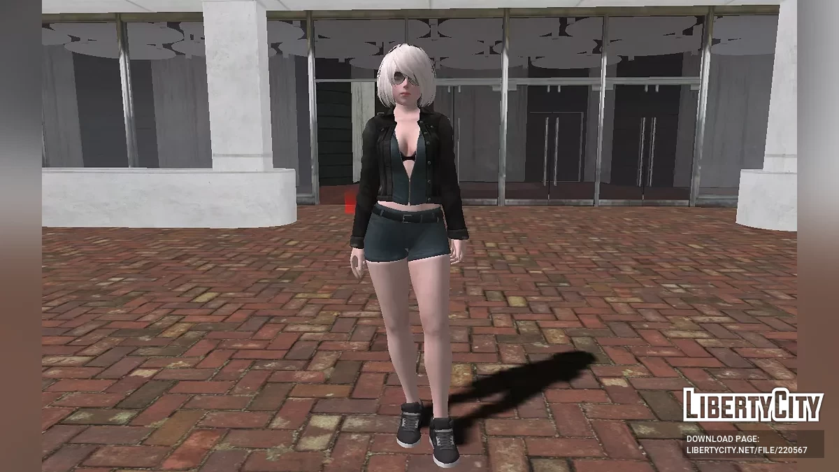 Chaqueta vaquera negra / GTA San Andreas