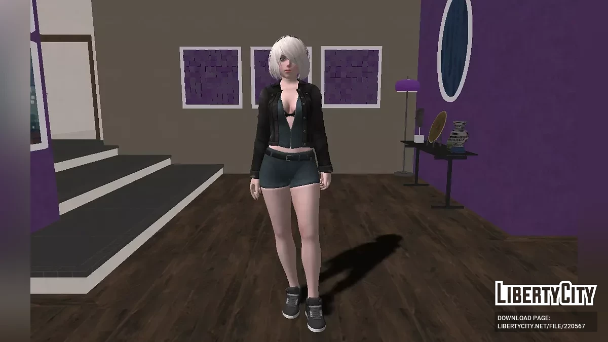 Chaqueta vaquera negra / GTA San Andreas