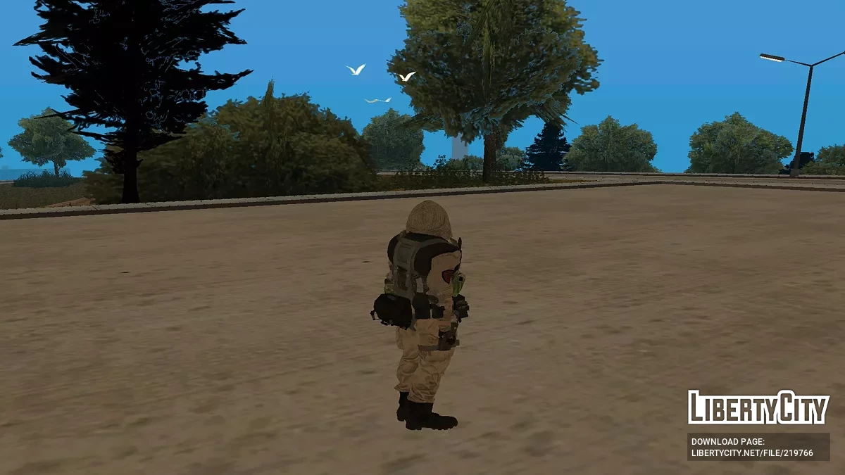 Couture blanche de CoD : Black Ops / GTA San Andreas