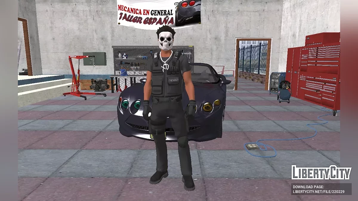Skin The Weeknd en mode tactique de la version Fortnite / GTA San Andreas