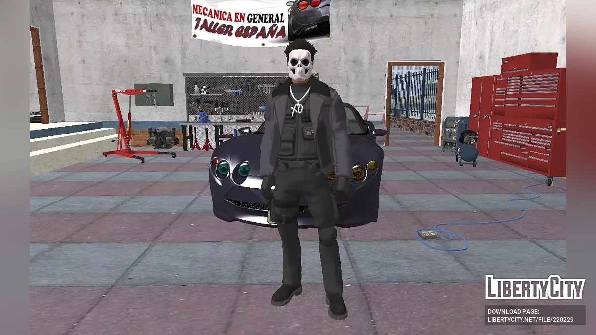 Skin The Weeknd en mode tactique de la version Fortnite / GTA San Andreas