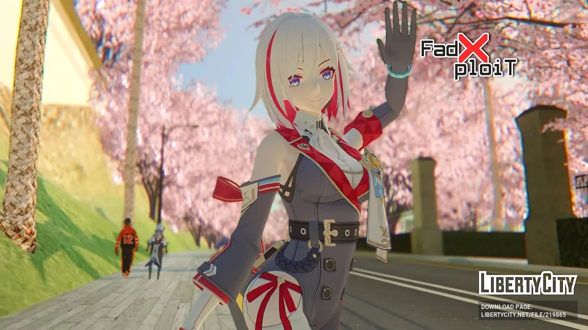Topaz from Honkai: Star Rail / GTA San Andreas