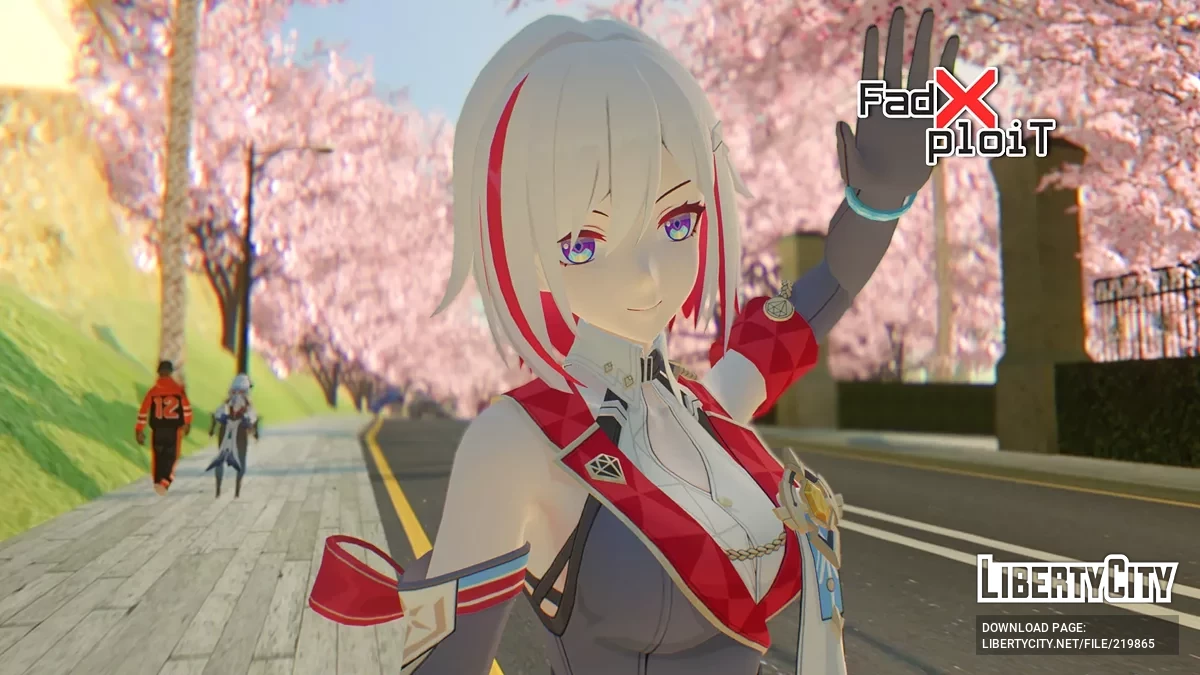 Topaz from Honkai: Star Rail / GTA San Andreas