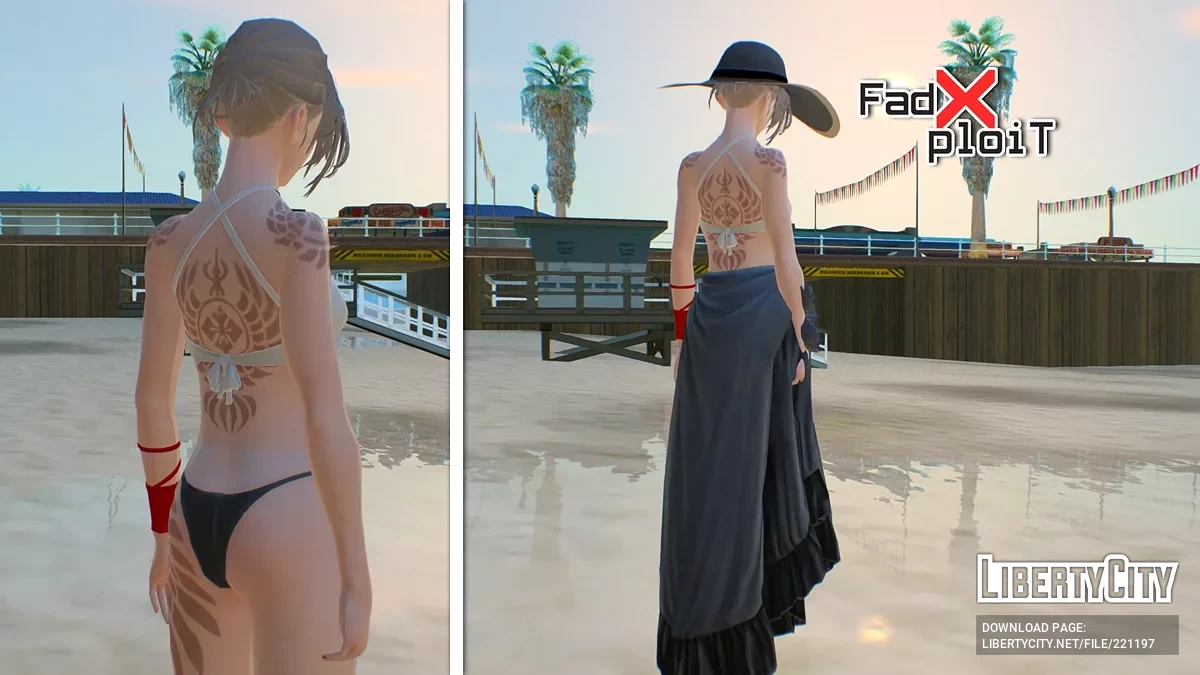 Akeha - Sommer-Assassine aus NieR Reincarnation / GTA San Andreas