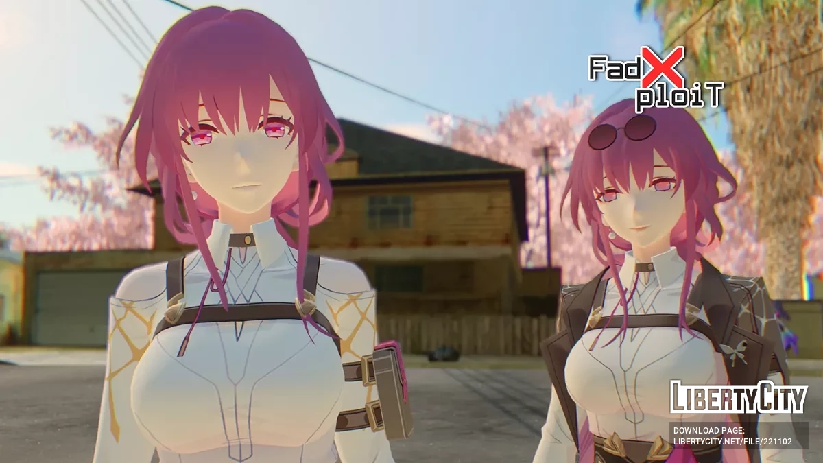 Kafka 2 from Honkai: Star Rail / GTA San Andreas