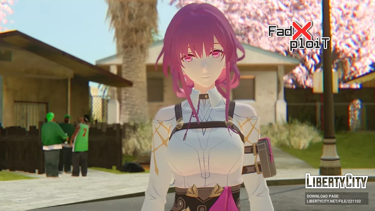 Kafka 2 from Honkai: Star Rail / GTA San Andreas