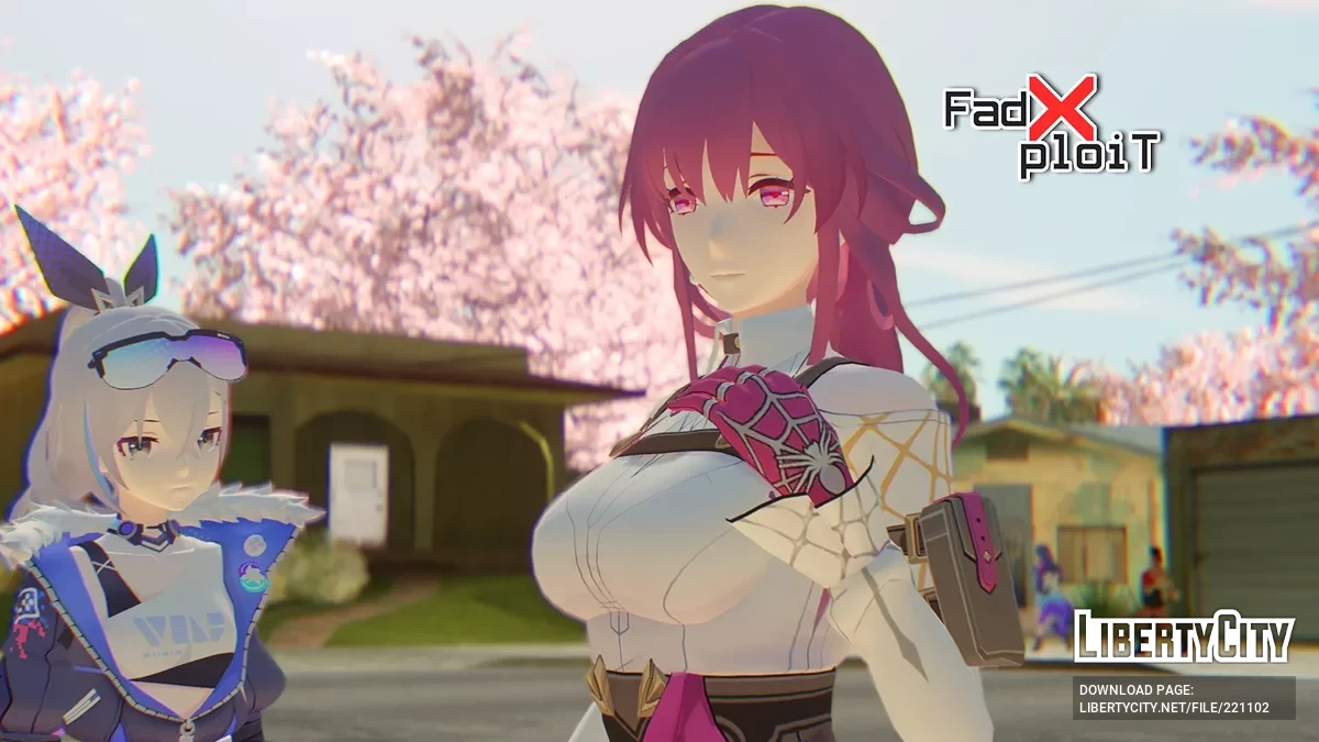 Kafka 2 from Honkai: Star Rail / GTA San Andreas