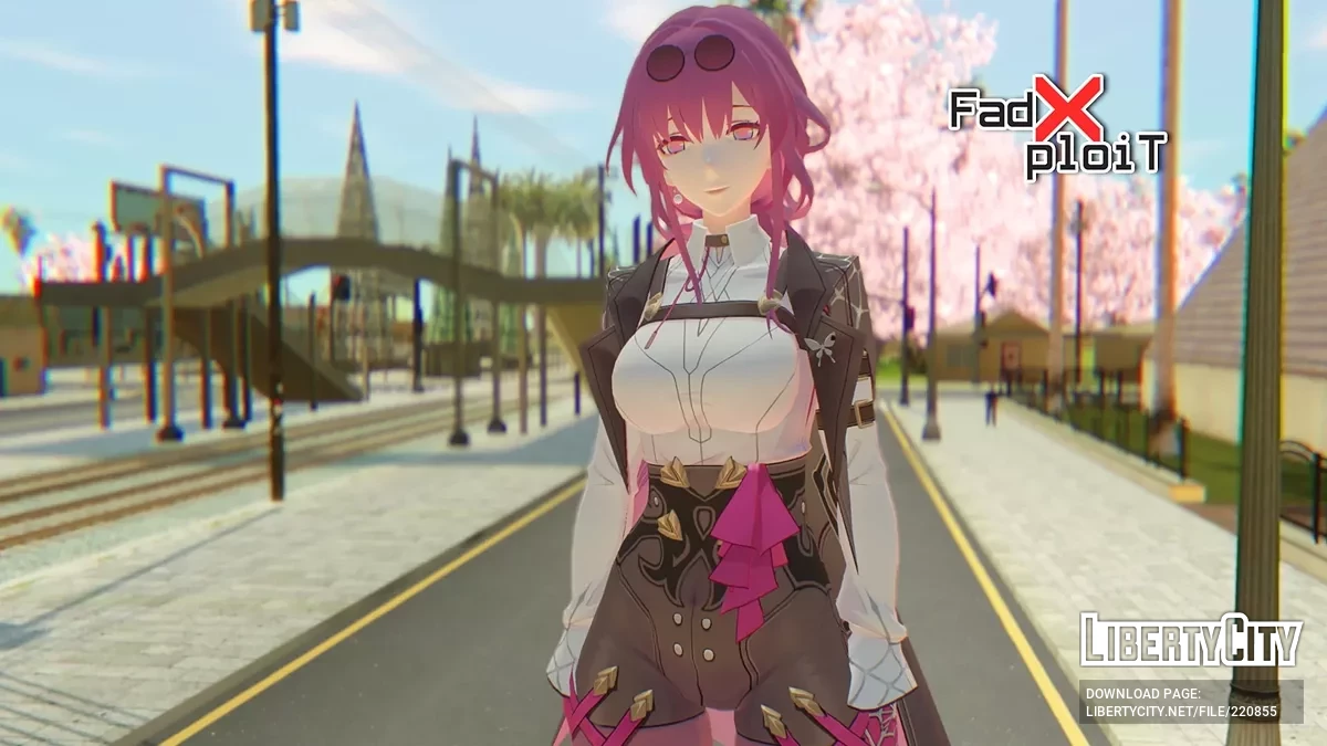 Kafka from Honkai: Star Rail / GTA San Andreas