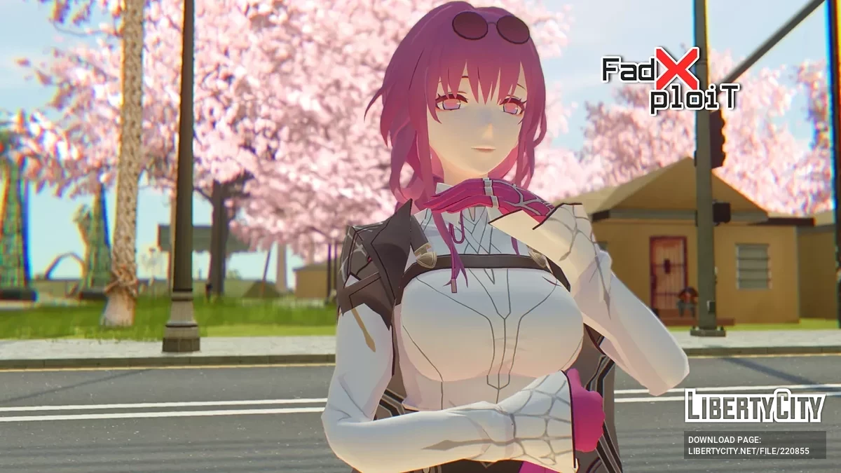 Kafka from Honkai: Star Rail / GTA San Andreas