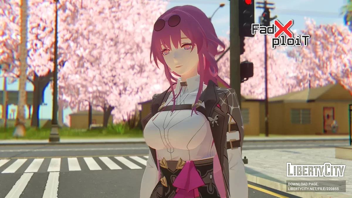 Kafka from Honkai: Star Rail / GTA San Andreas