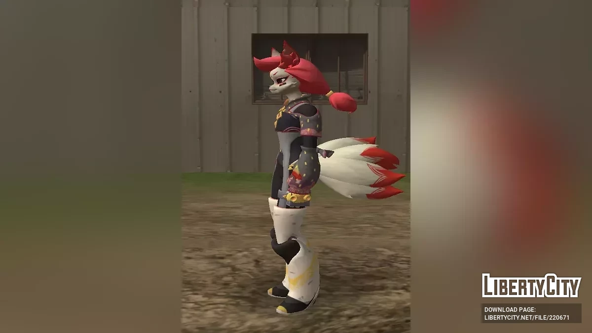 Kimiko Five-Tails from Fortnite / GTA San Andreas