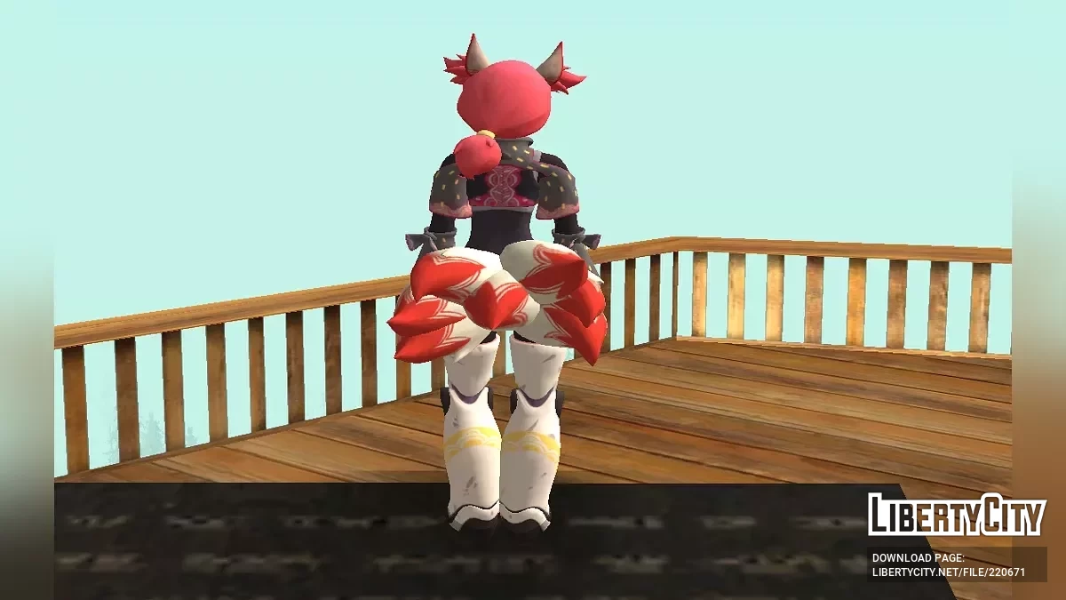 Kimiko Five-Tails from Fortnite / GTA San Andreas