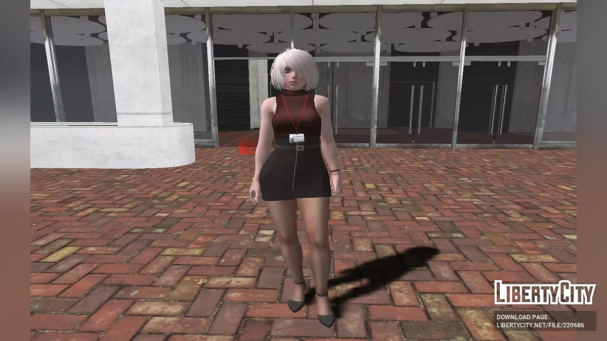 NieR Re[in] 2B - Yoms Bürokleidung / GTA San Andreas