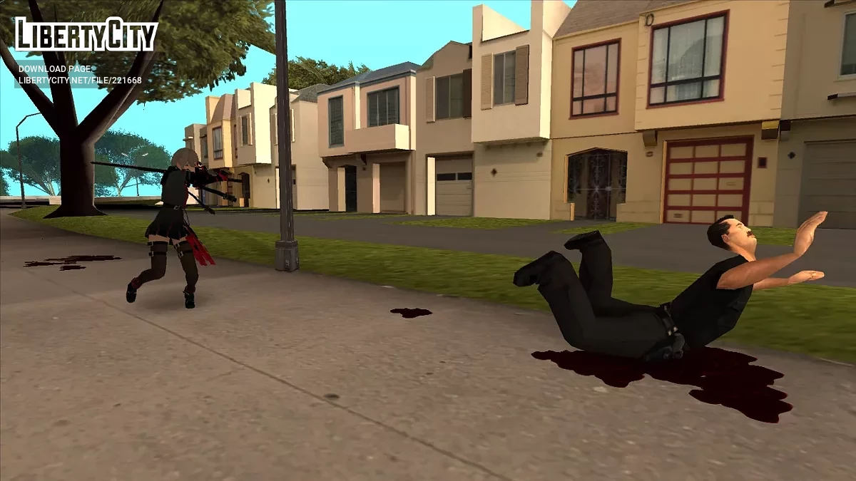 Hina z NieR: Reincarnation / GTA San Andreas