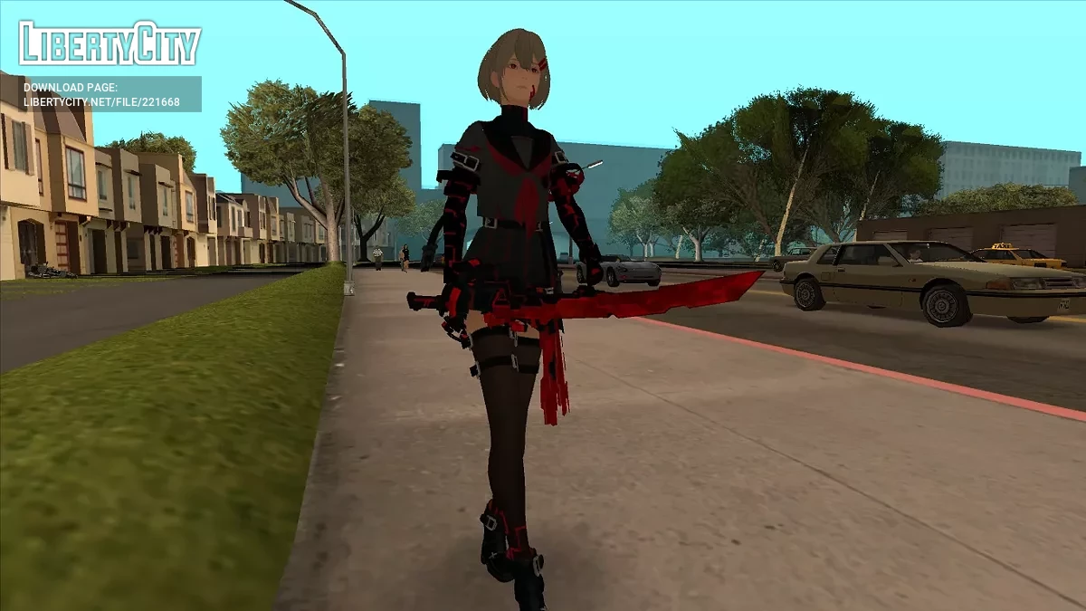 Hina z NieR: Reincarnation / GTA San Andreas