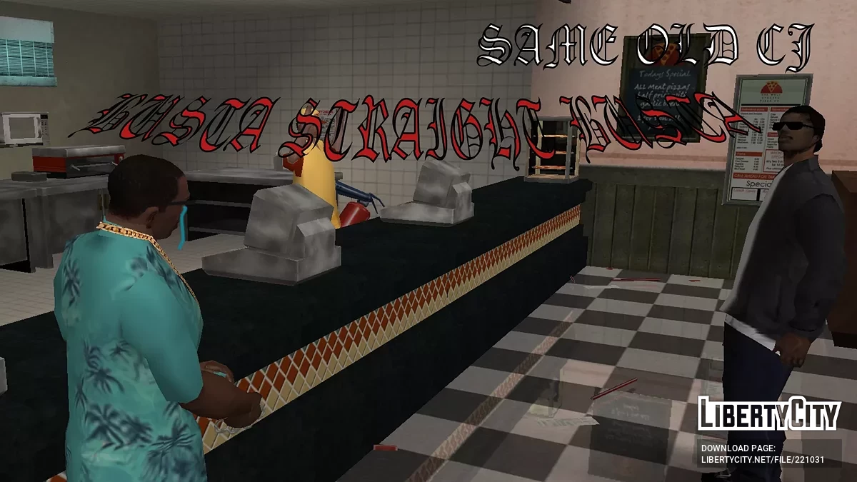 Ryder con el atuendo de Eazy-E / GTA San Andreas