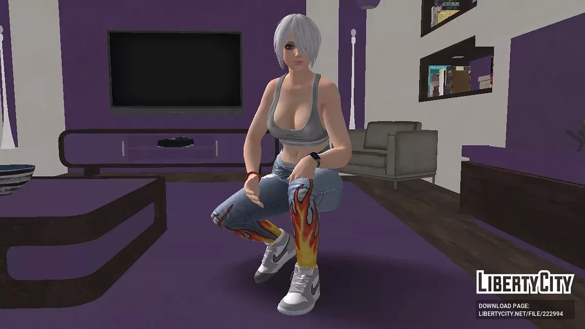 Jean CK Flames d'Angel dans KOF XIV / GTA San Andreas