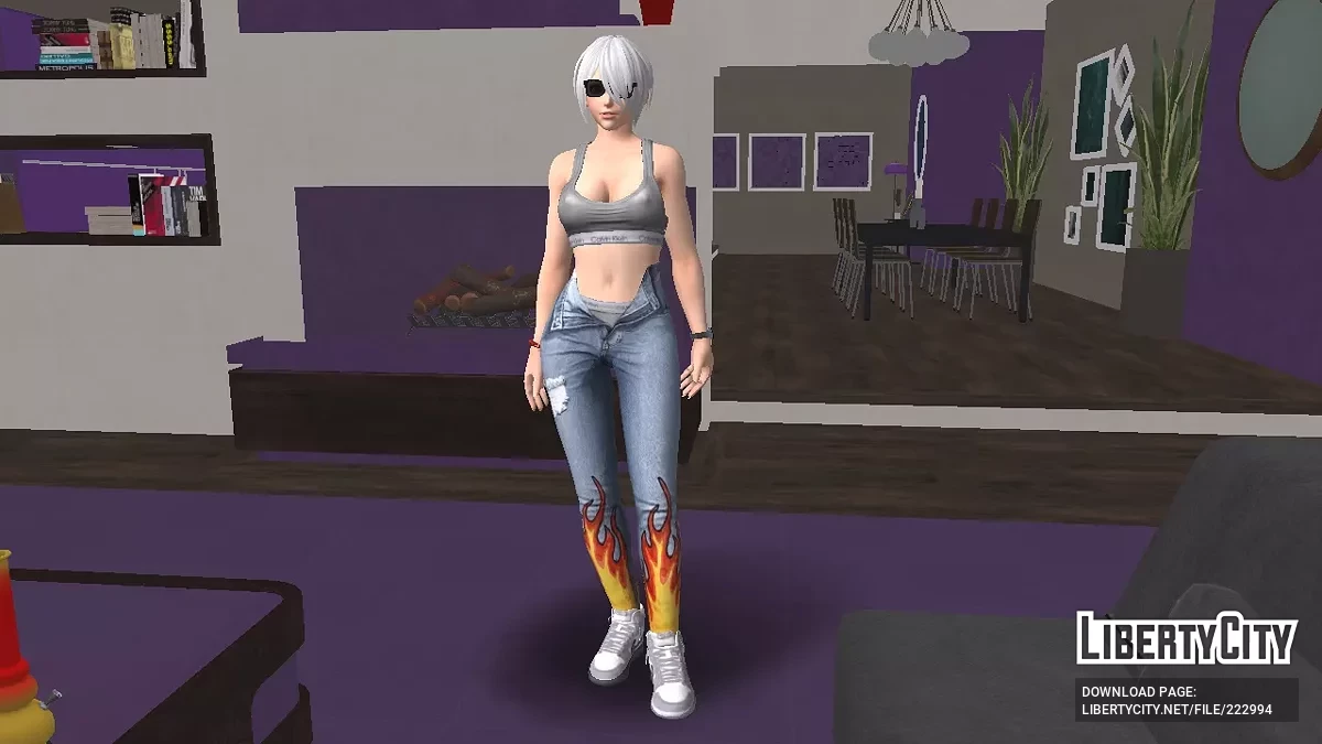 Jean CK Flames d'Angel dans KOF XIV / GTA San Andreas