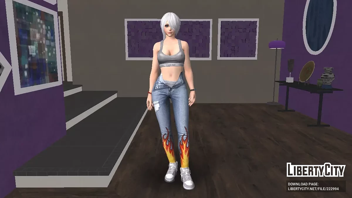 Jean CK Flames d'Angel dans KOF XIV / GTA San Andreas