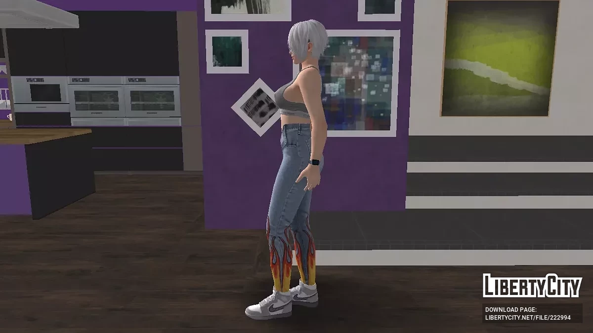 Jean CK Flames d'Angel dans KOF XIV / GTA San Andreas