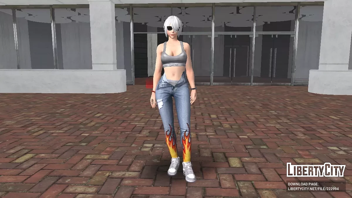 Jean CK Flames d'Angel dans KOF XIV / GTA San Andreas