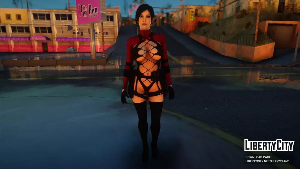 Ada Wong (RE4) em Fato de Operações Especiais / GTA San Andreas