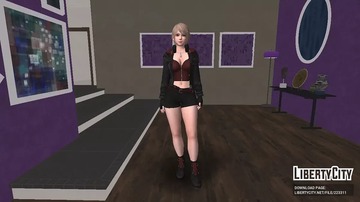 Amy dalam Pakaian Bintang Gagak / GTA San Andreas
