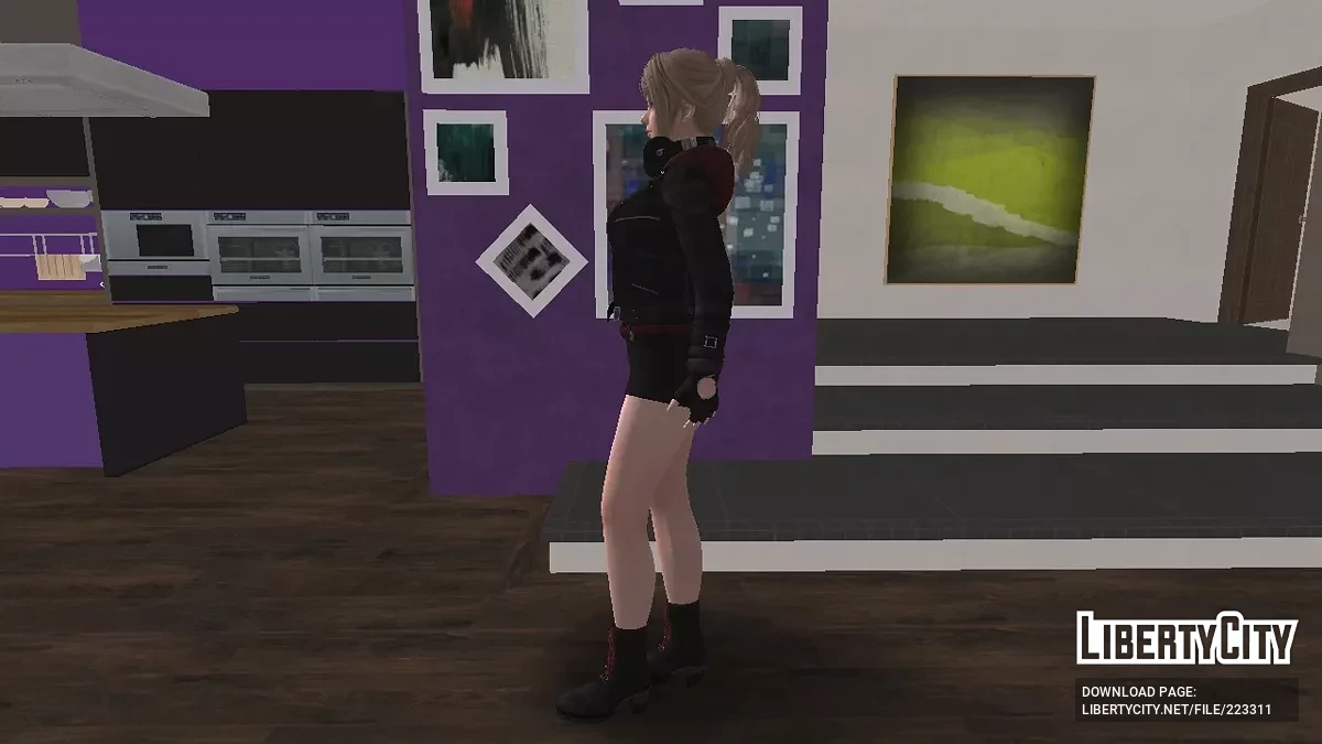Amy dalam Pakaian Bintang Gagak / GTA San Andreas