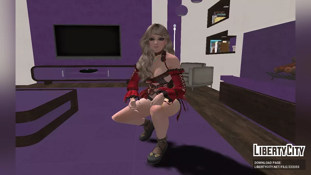 DOAXVV Amy - Maquiagem Noblesse / GTA San Andreas